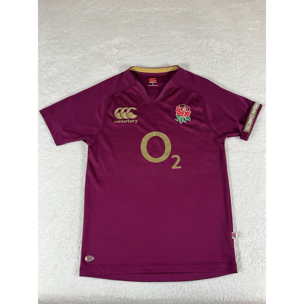 Canterbury 2012/13 England Red Rose Away‎ Rugby Jersey Size Med Stretch
